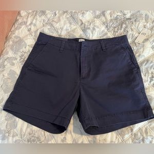 Brand NEW GAP City Short Mid-Rise Navy Shorts size 6